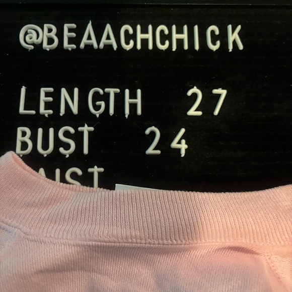 Vintage Air Waves Pink Sweatshirt Christmas Tree Bear Graphic Unisex XL - Picture 7 of 7